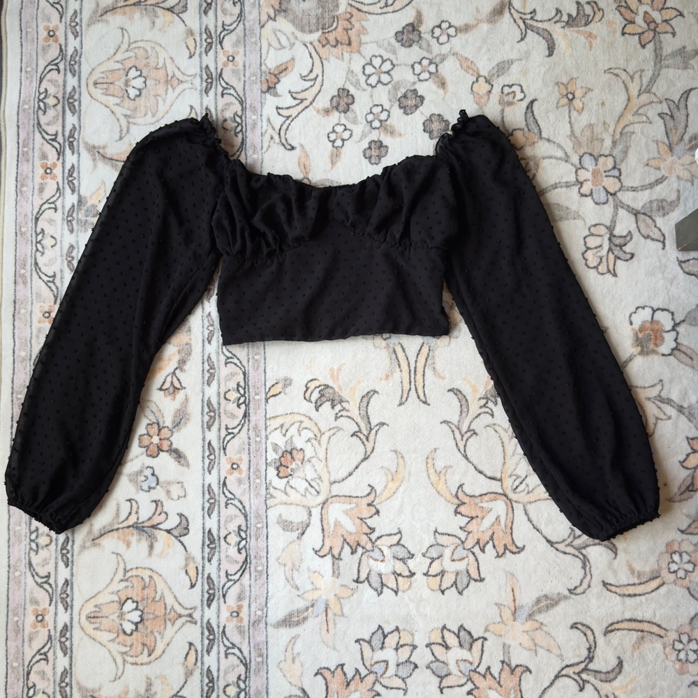 Long Sleeve Crop Top